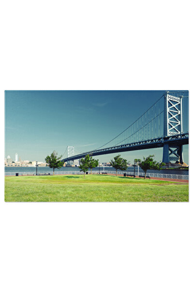 StoryGift Romania Tablou Canvas Podul Benjamin Franklin Din Philadelphia, Pen...