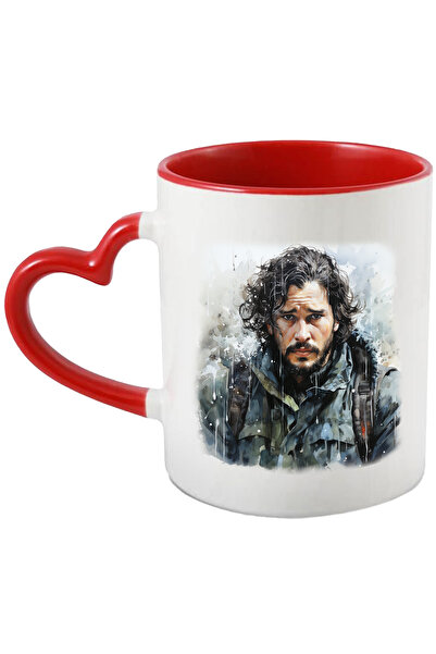 StoryGift Romania Cana Cu Kit Harington, Actor, Celebritate, Ploaie, Ghiozdan, Multicolor 330 Ml, , Cu ,stg