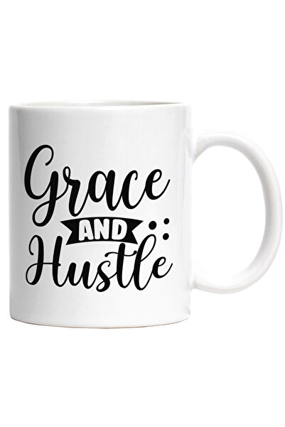 StoryGift Romania Cana Cu Textul "grace And Hustle" - Gratie Si Agitatie Cu M...