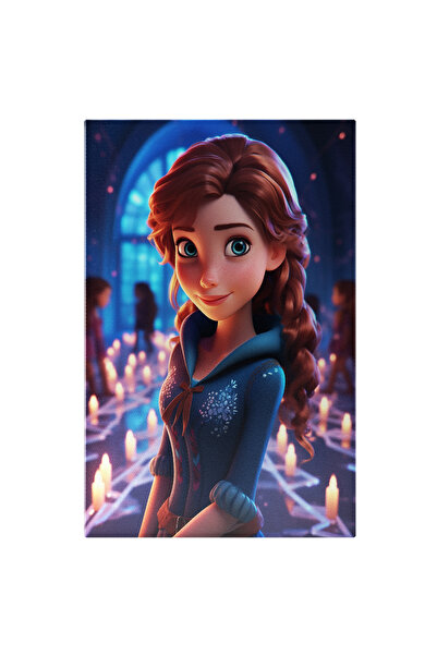 StoryGift Romania Tablou Canvas: Cartoon Girl Personaj Disney Cu Parul Lung S...