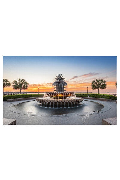 StoryGift Romania Tablou Canvas: Oaza Verde - Palmieri Luxurianti Specifici Carolinei De Sud