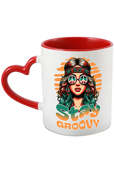 StoryGift Romania Cana Cu Fata Stil Hippie Ochelari De Soare Si Bandana Text ...