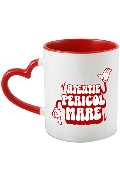 StoryGift Romania Cana Cu Maini Stil Mickey Mouse Deget Aratat In Jos Text At...