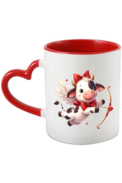 StoryGift Romania Cana Cu O Vacuta Cupidon Care Trage Cu Arcul | Ilustratie |...