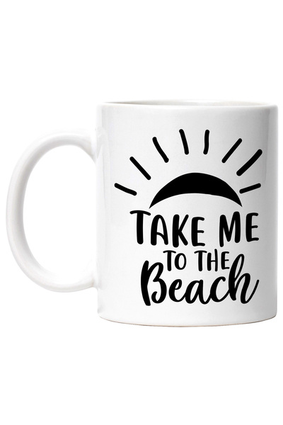 StoryGift Romania Cana Cu Soarele Si Mesajul "take Me To The Beach" - Ia-o La...