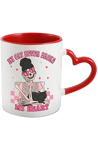 StoryGift Romania Cana Cu 2 Unicorni Care Tin O Inima, Ilustratie, Iubire, Apreciere, Flori, Imbuj, Cu ,stg