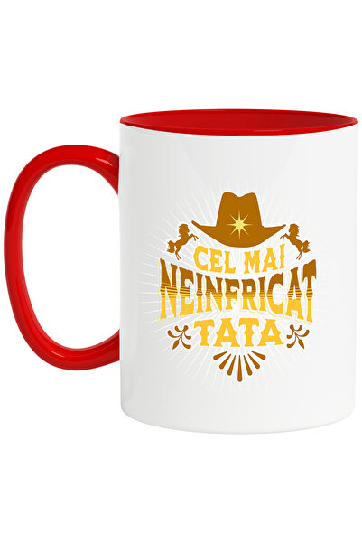 StoryGift Romania Cana Palarie De Cowboy Familietata-neinfricat, 330ml, Ceram...