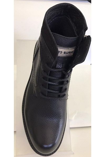 Pierre Cardin Ανδρικές δερμάτινες μπότες με φερμουάρ Floater 77658