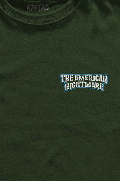 Kretas Χακί μπλουζάκι American Nightmare Cody Rhodes Wwe Αμερικάνικο Πάλη Γυμναστήριο Σώμα Μίνιμαλ μπροστινό μπλουζάκι Unisex