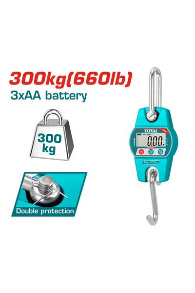 TOTAL 300kg electronic hanging scale