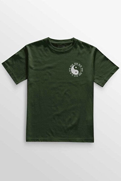 Kretas Kaki majica crno-bela Ying Yang Pokemon Minimal Štampano Unisex T-shirt