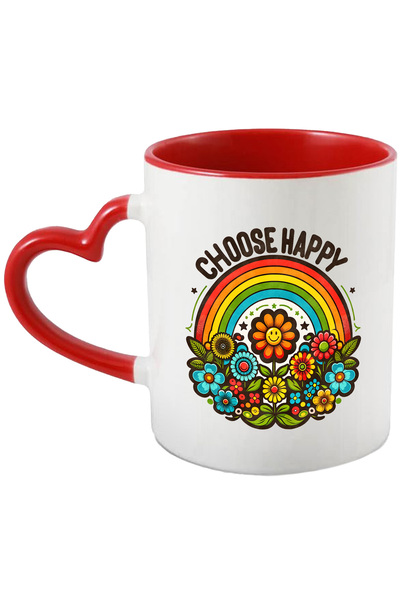 StoryGift Romania Cana Cu Mesajul "choose Happy", Stilul Hippie, Cultura, Ilu...