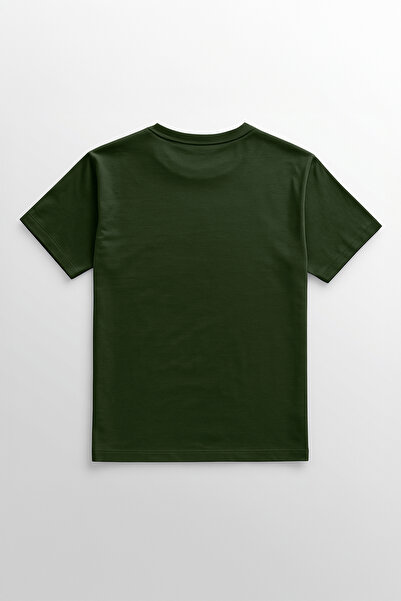 Kretas Μπλουζάκι Unisex Khaki Guns N Roses And Rock Music Minimal μπλουζάκι με στάμπα μπροστά