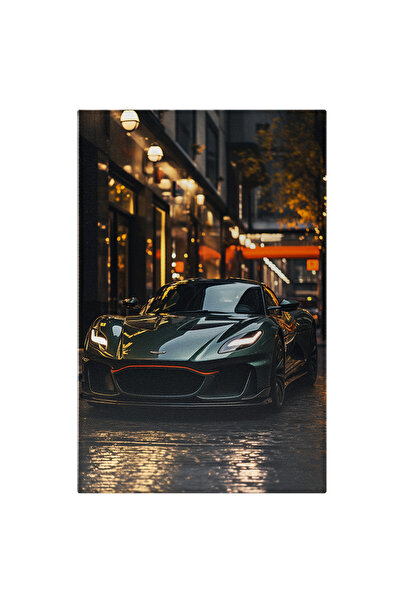 StoryGift Romania Tablou Canvas: Masina De Lux Mclaren Pe O Alee Ingusta - Sc...