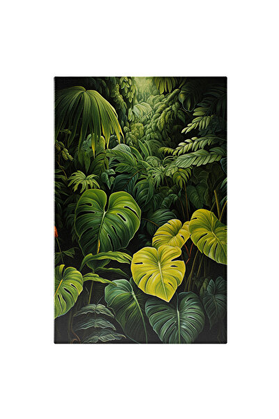 StoryGift Romania Tablou Canvas: Ilustratie Cu Plantele Din Padure - Vegetati...