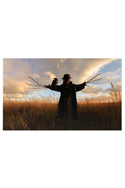 StoryGift Romania Tablou Canvas: Vrajitorie De Toamna - Corb Inspaimantator