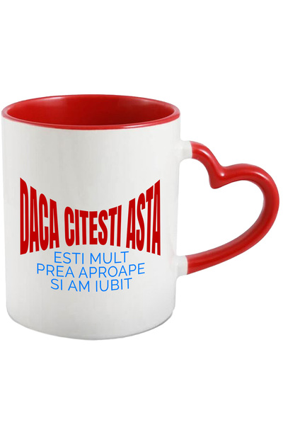 StoryGift Romania Cana Cu Mesaj Haios Iubita Disperata Text Daca Citesti Asta...