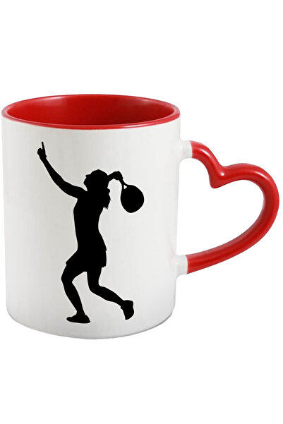 StoryGift Romania Cana Cu O Jucatoare De Tenis Care Se Pregateste Sa Loveasca...