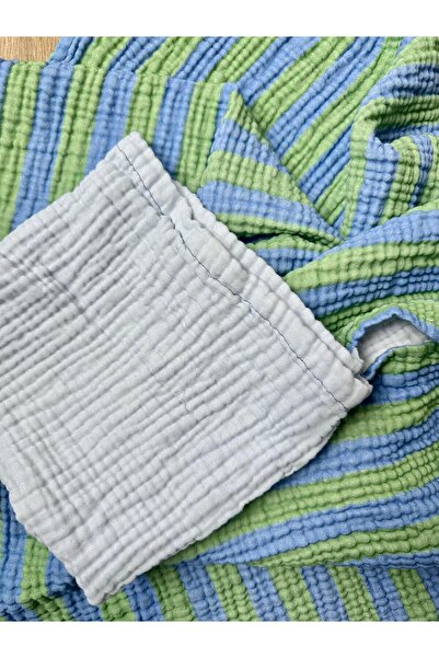 Asu Baby&Kids Green Blue Retro Kurulama Örtüsü