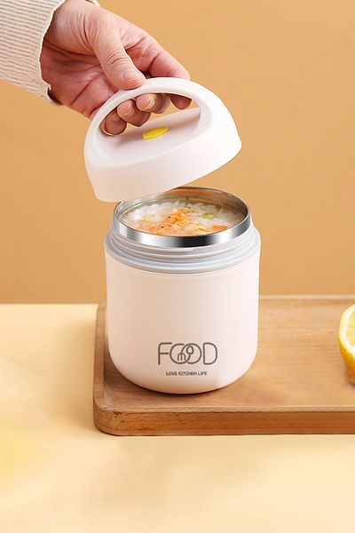 304 Steel 510 ml Portable Food Food Storage Container (Hoot Keep) Cin415By