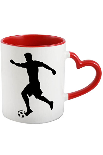 StoryGift Romania Cana Cu Un Jucator De Fotbal Care Alearga Cu Mingea - Dribl...