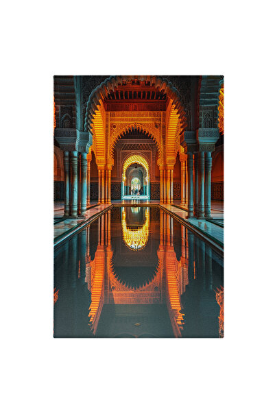 StoryGift Romania Tablou Canvas: Oaza De Liniște Din Templul Vieții Coloane I...