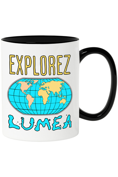 StoryGift Romania Cana Planta Terra Turtita Text Explorez Lumea, 330ml, Ceram...