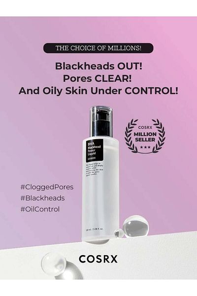 Cosrx Lichid BHA pentru puncte negre, 100 ml
