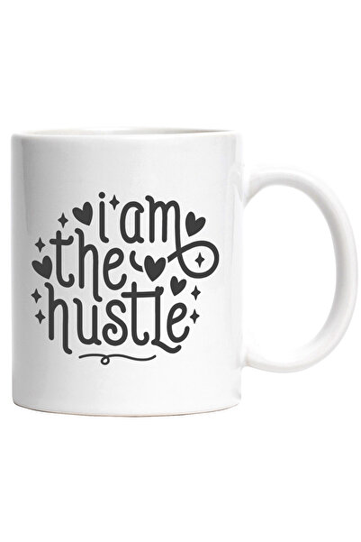 StoryGift Romania Cana Cu Inimioare Pentru Cei Care Muncesc Mult Cu Maner Alb...