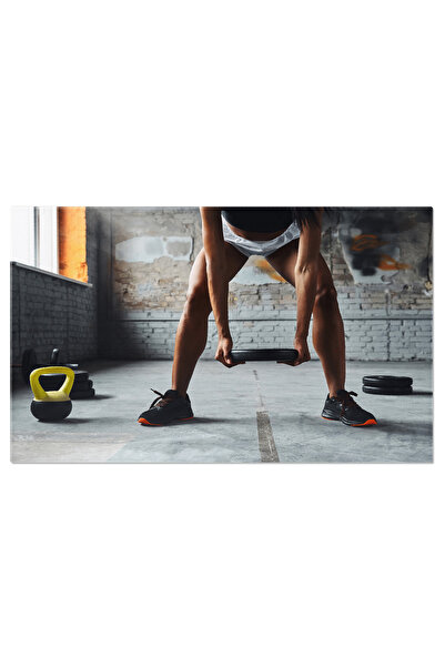 StoryGift Romania Tablou Canvas - Determinarea In Sport: Femeie In Sesiunea D...