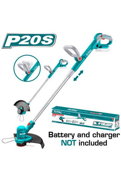 TOTAL 20v battery grass shears without battery and charger