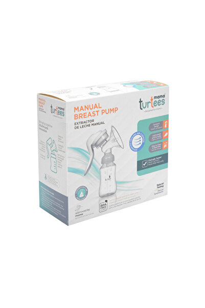 turtees مضخة الثدي اليدوية