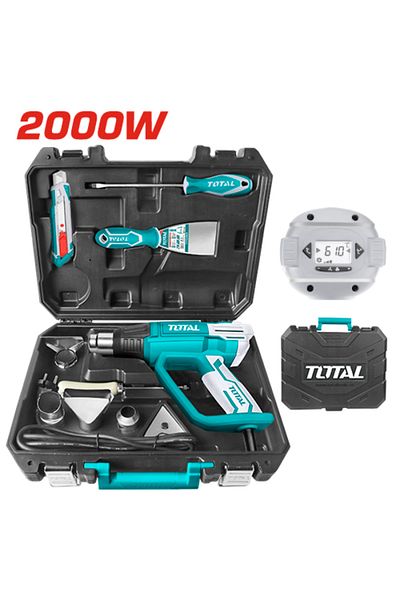 TOTAL 2000W Hair Dryer in Plastic Bag with Accessories and Tools