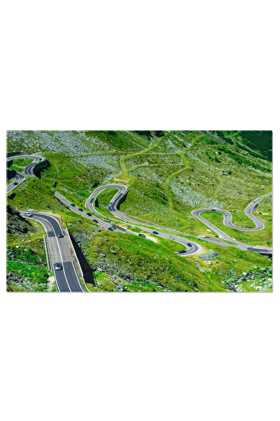 StoryGift Romania Tablou Canvas: Drumetii In Muntii Fagaras Din Romania - Pei...