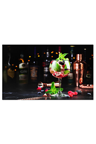 StoryGift Romania Tablou Canvas: Cocteiluri Si Atmosfera - Pregatind Bauturi La Moda In Bar