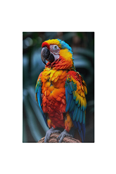 StoryGift Romania Tablou Canvas 90 X 60cm Papagalul Triumfător Dansul Culoril...