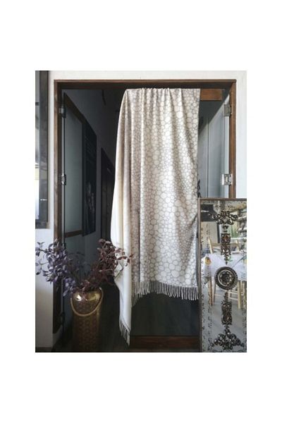 Club Cotton Luxury acrylic blanket with fringes, 210x240cm, Eliza