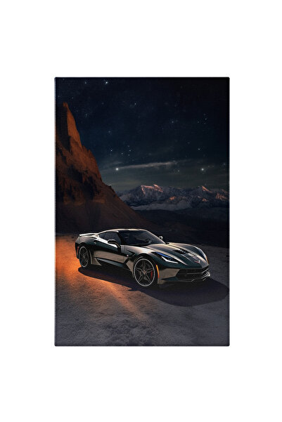 StoryGift Romania Tablou Canvas: Masina De Lux Chevrolet Corvette - Prezentar...