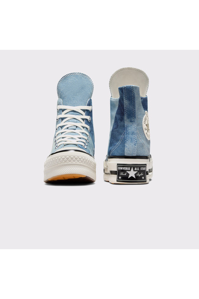 Converse Chuck 70 Plus Unisex Denim Platform Sneaker