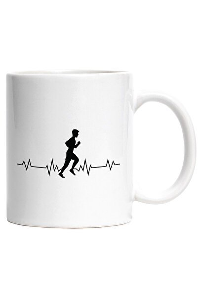 StoryGift Romania Cana Cu Un Baiat Care Alearga - Cardio Sport Efort Cu Maner...