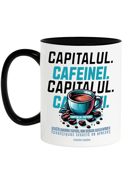 StoryGift Romania Cana Capitalul Cafeinei Ceasca De Cafea Albastra Iubitorii ...