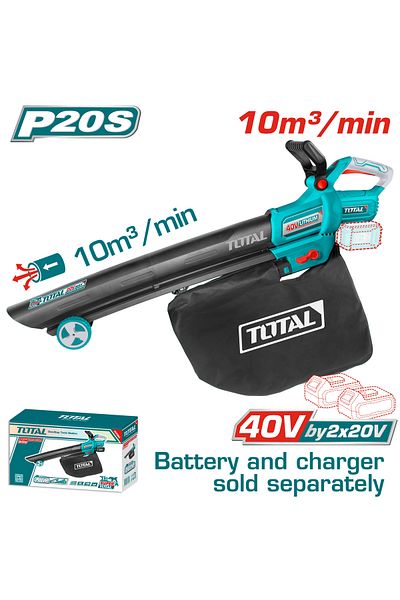 TOTAL 40v battery air blower without battery and charger