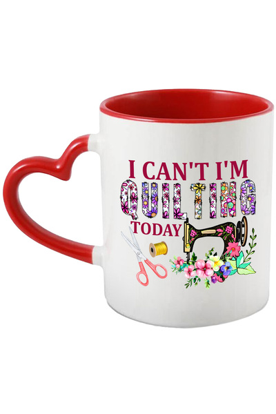 StoryGift Romania Cana Cu Mesajul "i Can't, I'm Quilting Today", Masina De Cu...