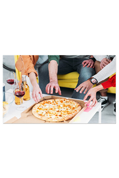 StoryGift Romania Tablou Canvas: Seara Relaxanta Cu Prietenii, Bauturi Si Conversatie - Bere, Apartament, Amiciti