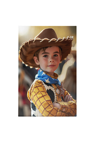 StoryGift Romania Tablou Canvas: Băiat Costumat În Personaj Toy Story- Hallow...