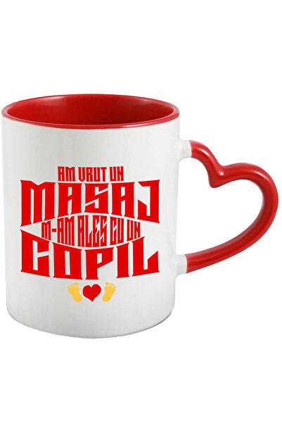 StoryGift Romania Mug With Children Love Feet Heart Text I Wanted A Massage I...