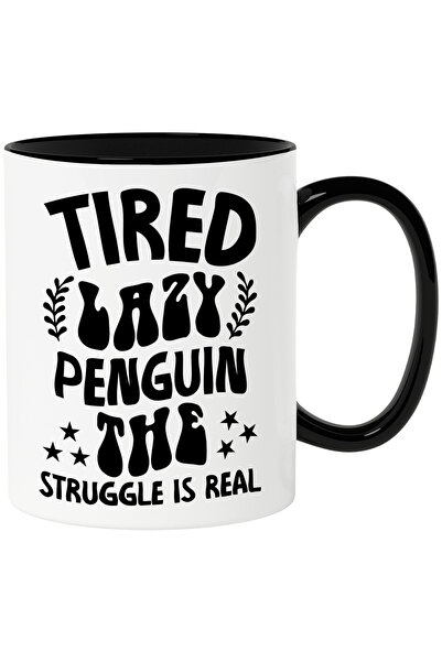 StoryGift Romania Cana Cu Mesajul "pinguin Lenes Si Obosit, Efortul E Real" C...