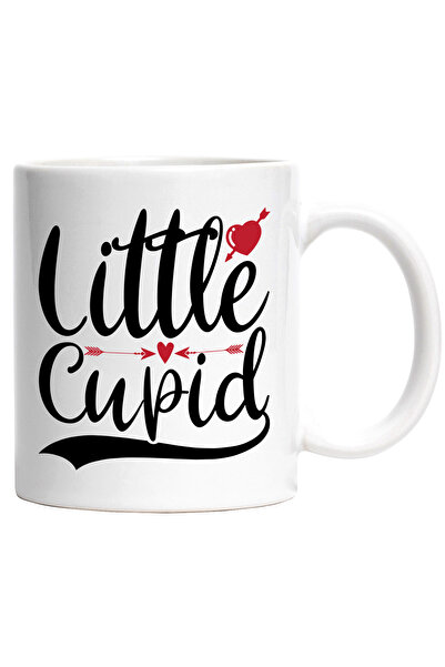 StoryGift Romania Cana Cu Inimioare Si Textul In Engleza "little Cupid" - Mic...