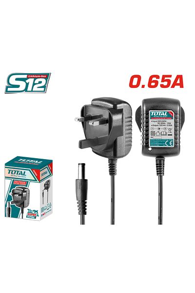 TOTAL 12v 0.65a battery charger
