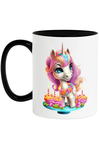 StoryGift Romania Mug with a unicorn | illustration | joy | cheerfulness | pleasant atmosphere | birthday, With, STG
